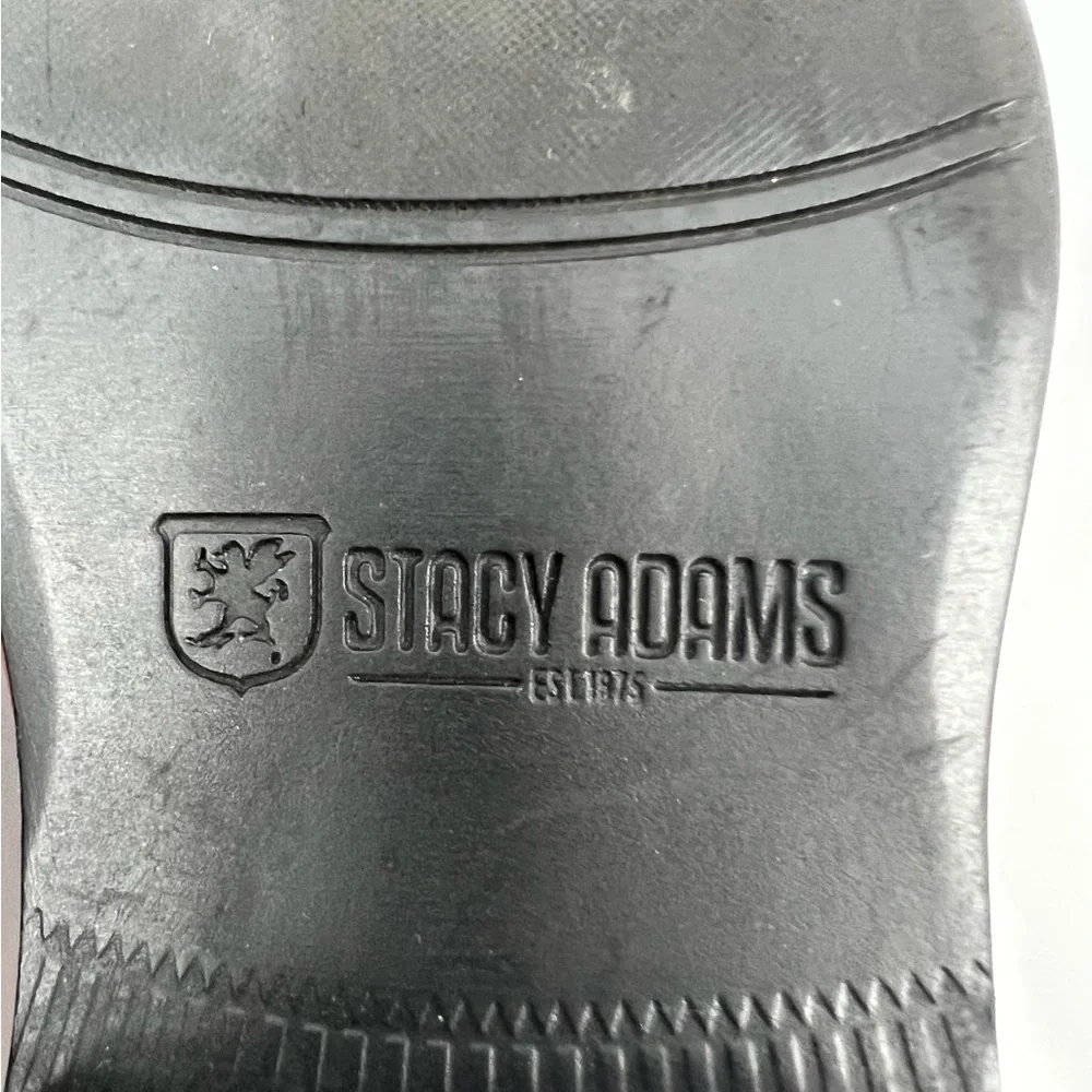 STACY ADAMS Cognac Brown Templeton Oxford Cap Toe Dress Shoes Kid's Size 13.5M